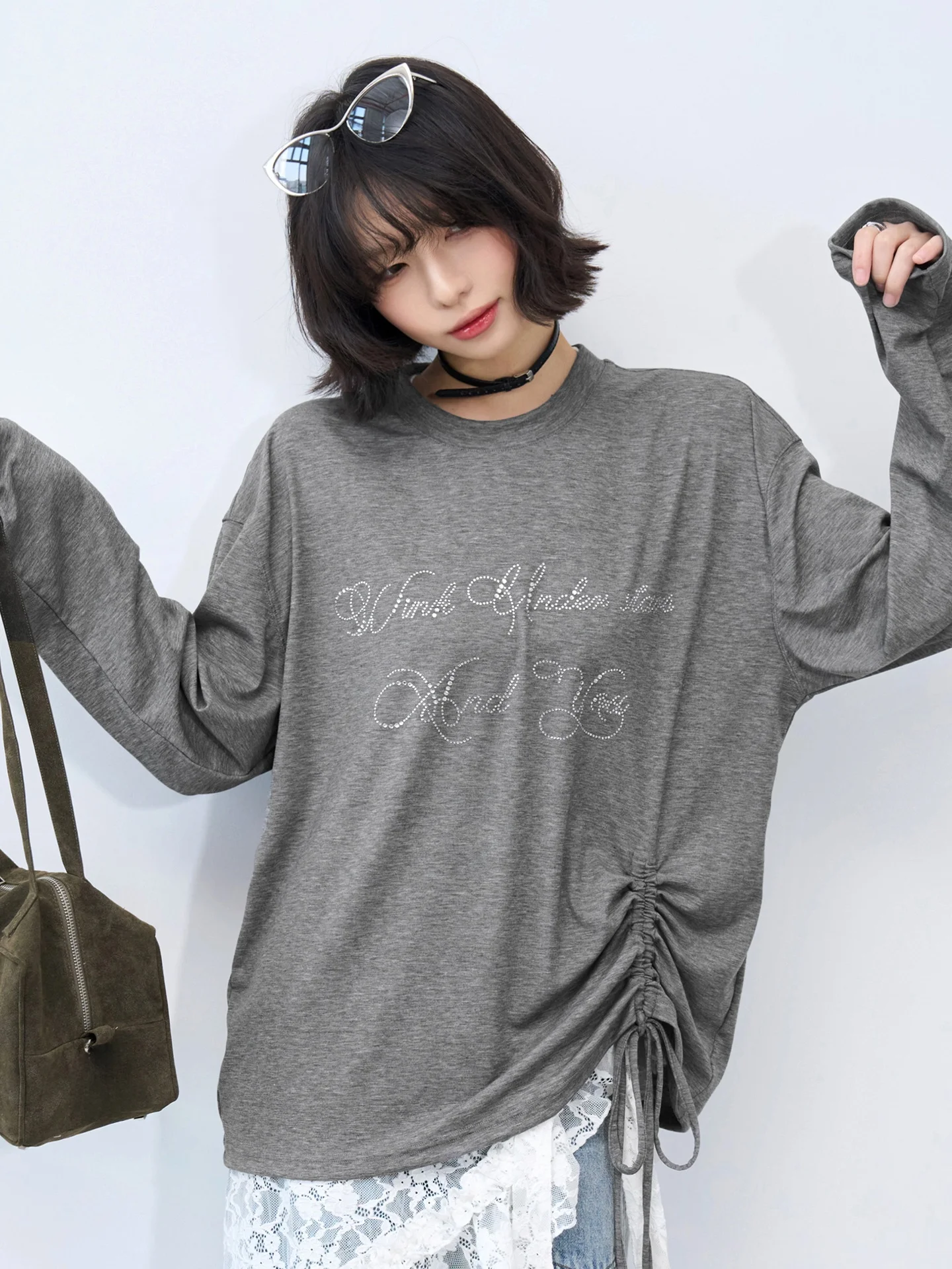Winku avitational Museum High Elastici Cool Feeling Loose Long Sve T-irt Casual Sle Knitted Fabric Comfortable Soft
Winku avitational Museum High Elastici Cool Feeling Loose Long Sve T-irt Casual Sle Knitted Fabric Comfortable Soft