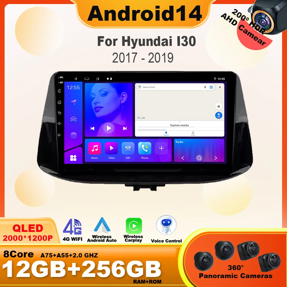 Android14 Car Radio For Hyundai I30 2017 - 2019 Navigation GPS Auto Screen 5G Wifi Multimedia Player BT No 2din DVD Head Unit
Android14 Car Radio For Hyundai I30 2017 - 2019 Navigation GPS Auto Screen 5G Wifi Multimedia Player BT No 2din DVD Head Unit