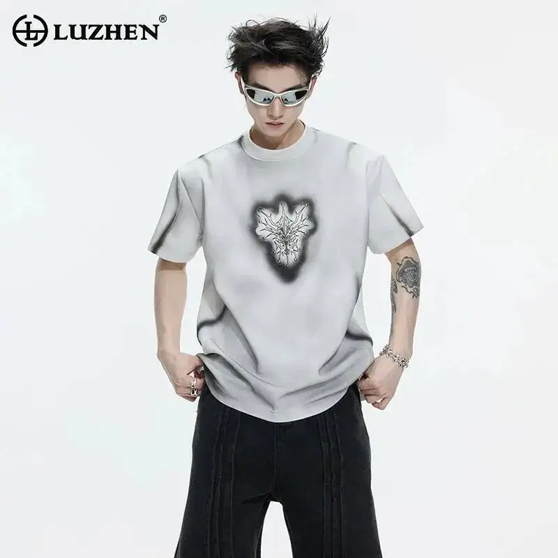 LUZHEN 2026 Summer Embroidery Pattern Tie-dyed Design Short Sleeve T-shirts Men's Trendy Handsome Streetwear Casual Tops JY6856
LUZHEN 2026 Summer Embroidery Pattern Tie-dyed Design Short Sleeve T-shirts Men's Trendy Handsome Streetwear Casual Tops JY6856