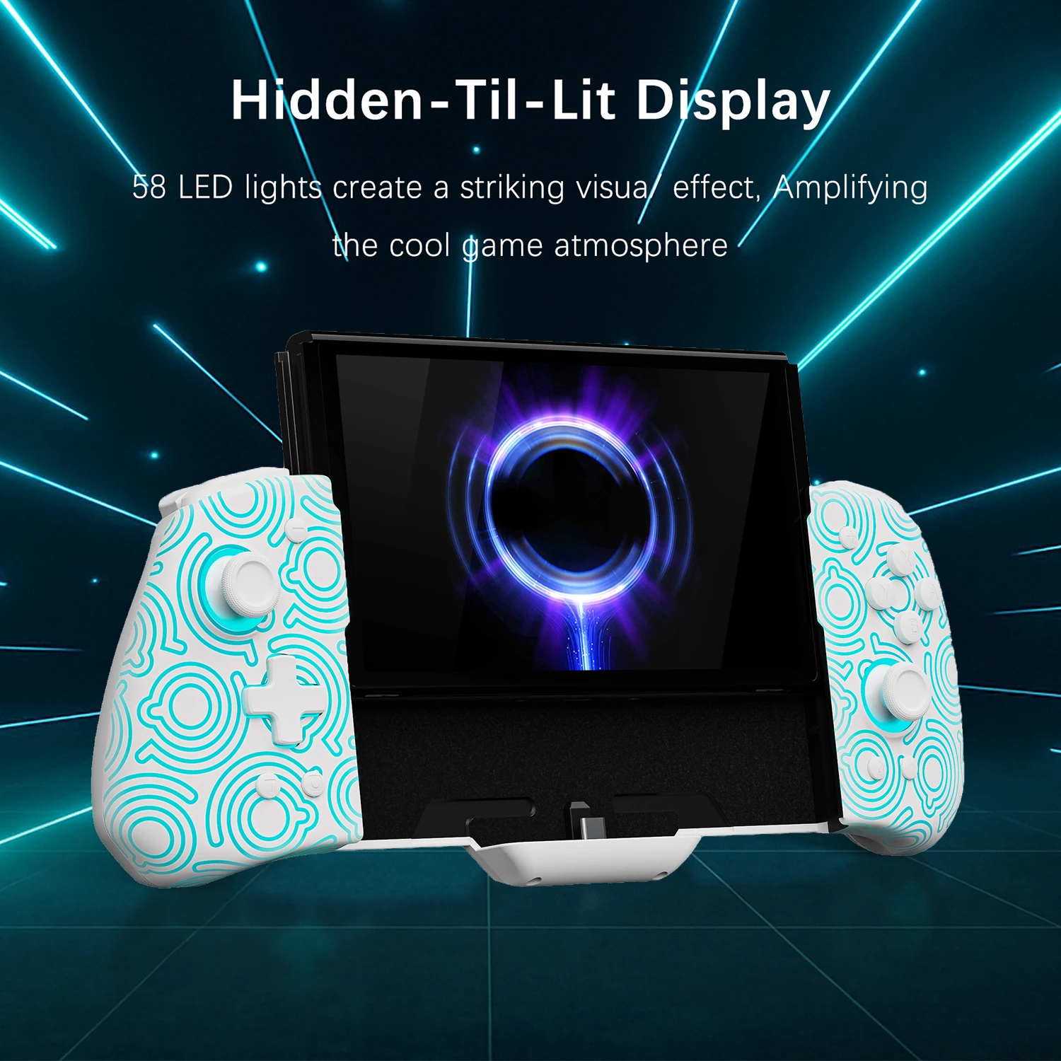 FUNLAB White Luminous Pattern Controller For Nintendo switch Joypad With 7 LED color/Hall Effect One-Piece GamePad/Turbo/Mapping
FUNLAB White Luminous Pattern Controller For Nintendo switch Joypad With 7 LED color/Hall Effect One-Piece GamePad/Turbo/Mapping