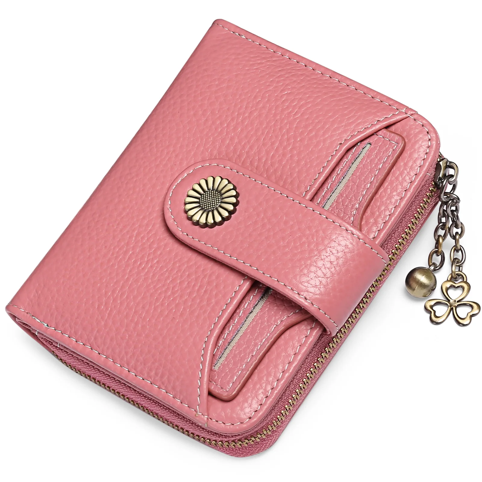 Women Short Wallet Genuine Leather Small Zipper Purse Chain Design Ladies Card Holder Wallet Fashion Money Bag Mini Clutch
Women Short Wallet Genuine Leather Small Zipper Purse Chain Design Ladies Card Holder Wallet Fashion Money Bag Mini Clutch