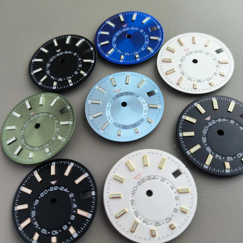 28.5mm NH35 dial Skywalker dial with multiple colors S dial NH35/NH36 automatic movement watch accessories improvement
28.5mm NH35 dial Skywalker dial with multiple colors S dial NH35/NH36 automatic movement watch accessories improvement