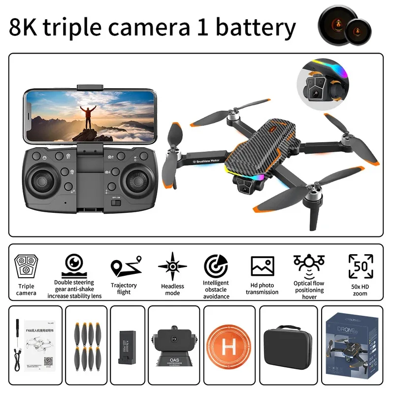 F168 Drone Obstacle Avoidance Optical Flow Position Aerial Photography RC Foldable Quadcopter for Adult Child Toys
F168 Drone Obstacle Avoidance Optical Flow Position Aerial Photography RC Foldable Quadcopter for Adult Child Toys