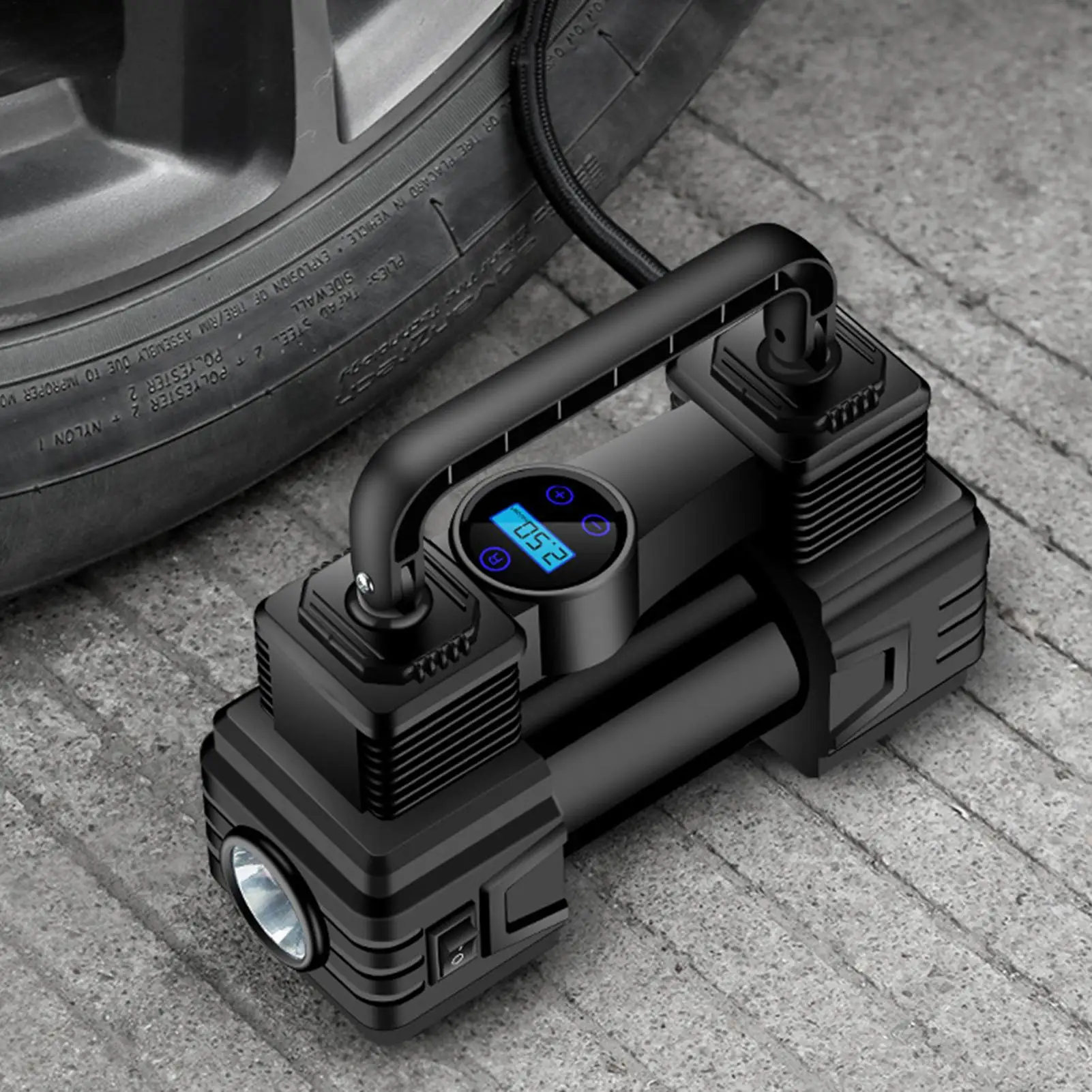 Накачка шин Портативный воздушный компрессор Светодиодный насос для накачивания шин для уличного цифрового футбола Воздушный насос для автомобильного велосипеда RV Auto Truck
Накачка шин Портативный воздушный компрессор Светодиодный насос для накачивания шин для уличного цифрового футбола Воздушный насос для автомобильного велосипеда RV Auto Truck