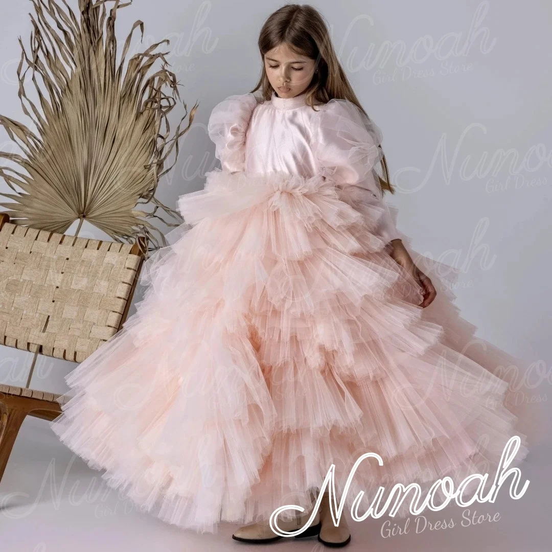 Pink Princess Flower Girl Dress For Wedding Layered Girl Kids Birthday Party Floor Length First Holy Communion Gown Customized
Pink Princess Flower Girl Dress For Wedding Layered Girl Kids Birthday Party Floor Length First Holy Communion Gown Customized