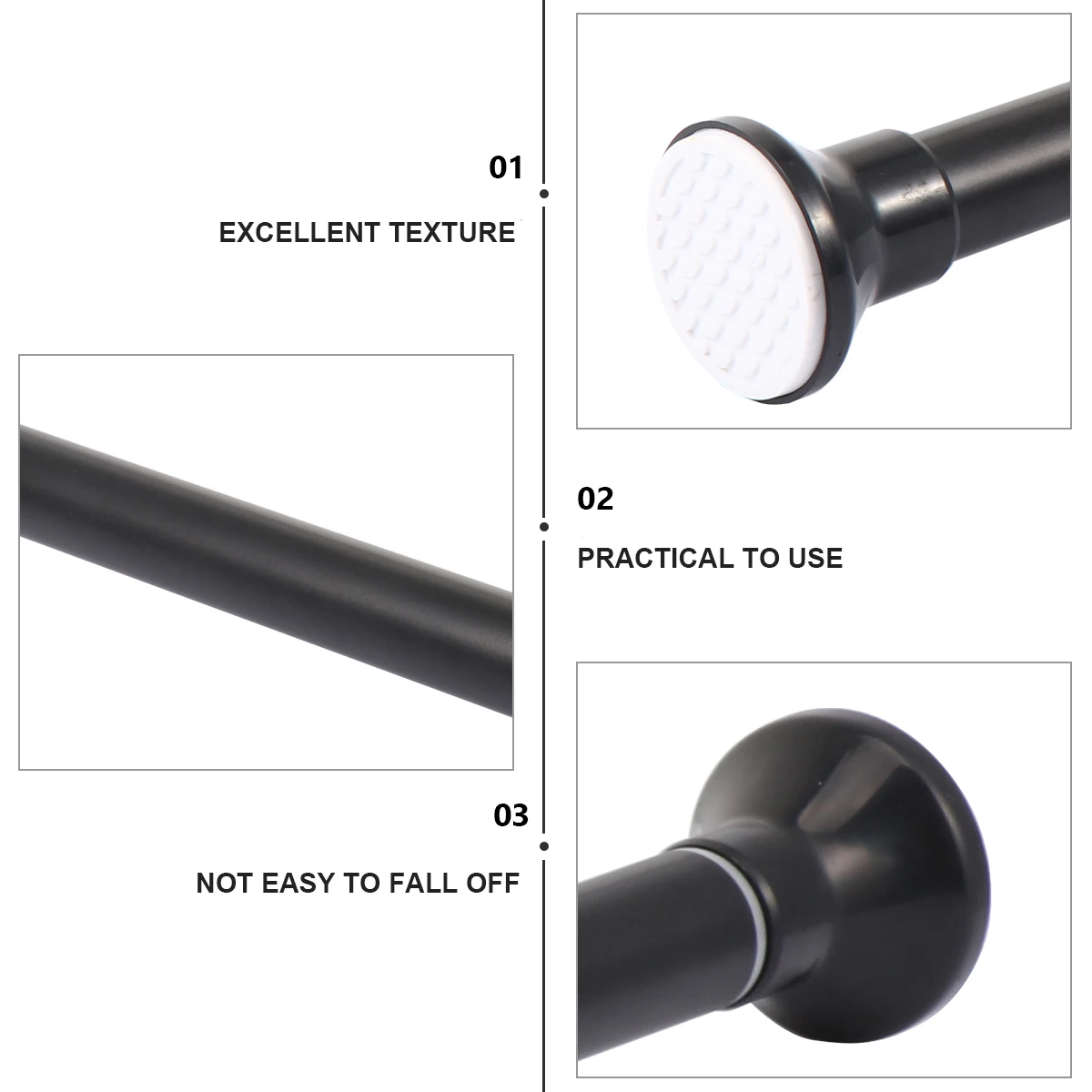 Telescopic Curtain Alloy Tension Pole for Home Bath Waterproof Tension Pole Waterproof Tower Rail Flexible Closet Rail Tower
Telescopic Curtain Alloy Tension Pole for Home Bath Waterproof Tension Pole Waterproof Tower Rail Flexible Closet Rail Tower