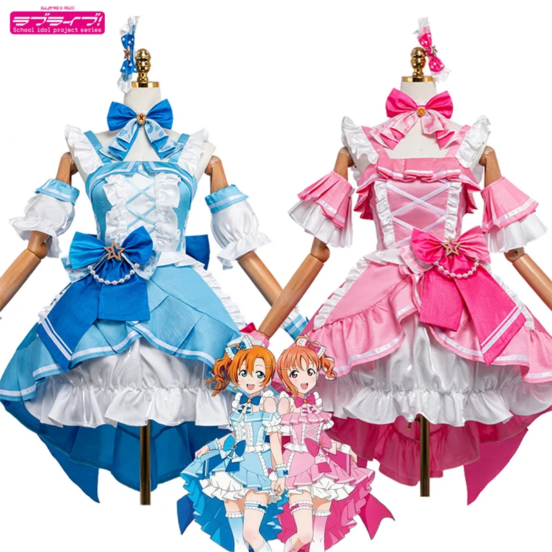 Love Live Sunshine Aqours Kousaka Honoka Chika Lolita Cosplay Costume Dress Women Idol Stage Performance Halloween Party Outfit
Love Live Sunshine Aqours Kousaka Honoka Chika Lolita Cosplay Costume Dress Women Idol Stage Performance Halloween Party Outfit