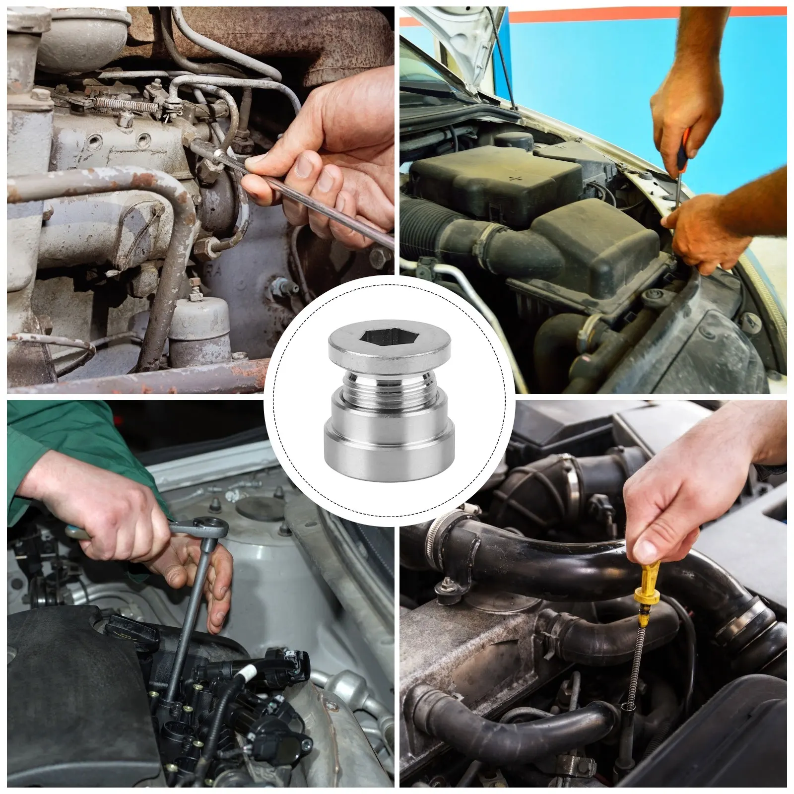 Bung Iron Material Thread Adapter Mounting Car Boss Plugs Stepped Weld Bungs Part Durable Practical Small Size
Bung Iron Material Thread Adapter Mounting Car Boss Plugs Stepped Weld Bungs Part Durable Practical Small Size