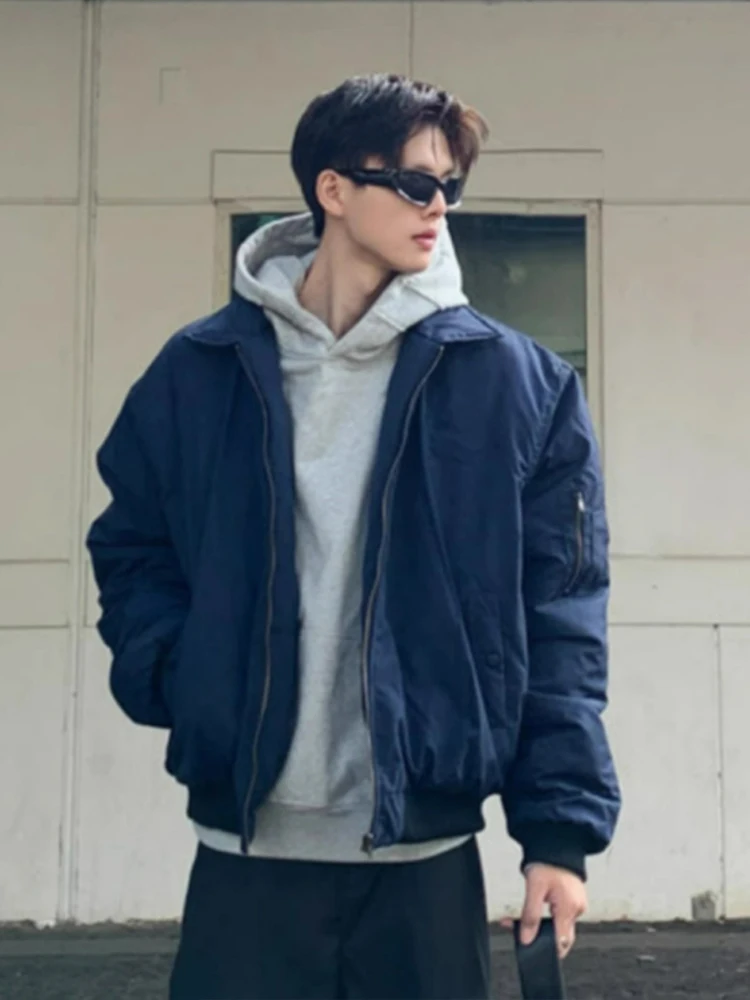American High Street Sle Pilot Jaet Cotton Coat Men Winter Extra Cotton Warmth Casual Outerwear Trendy Youth
American High Street Sle Pilot Jaet Cotton Coat Men Winter Extra Cotton Warmth Casual Outerwear Trendy Youth