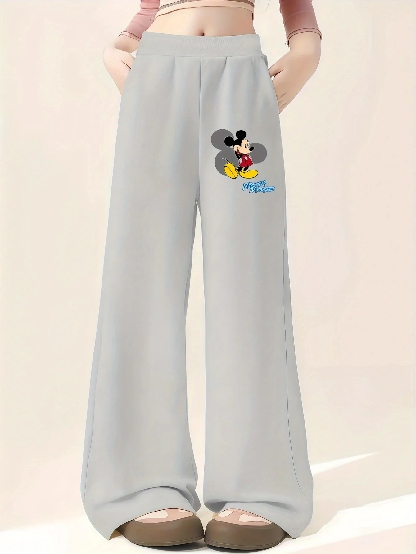 Disney Mickey Mouse Women's Straight Sweatpants Casual Fashion Autumn and Winter Fleece Sports Pants Streetwear Oversized
Disney Mickey Mouse Women's Straight Sweatpants Casual Fashion Autumn and Winter Fleece Sports Pants Streetwear Oversized