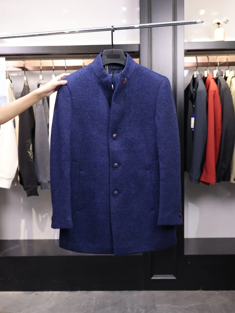 Модное шерстяное пальто для мужчин с воротником-стойкой, осенне-зимнее, новинка, молодежное, деловое, повседневное, средней длины
Модное шерстяное пальто для мужчин с воротником-стойкой, осенне-зимнее, новинка, молодежное, деловое, повседневное, средней длины