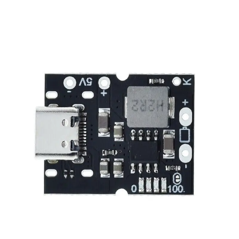 5 Pcs Type-C Lithium Battery Charging Protection Board USB 5V 2A Boost Converter
5 Pcs Type-C Lithium Battery Charging Protection Board USB 5V 2A Boost Converter