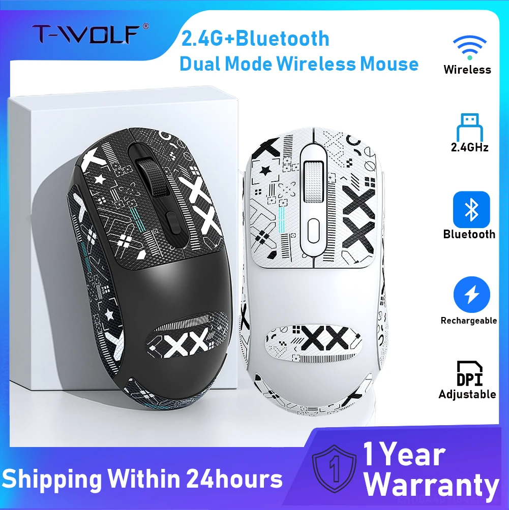 X8 Wireless Bluetooth Gaming Mouse 2.4G 500mAh TYPE-C Rechargeable/Non Rechargeable Wired Mice Office Mouse for PC Desktop
X8 Wireless Bluetooth Gaming Mouse 2.4G 500mAh TYPE-C Rechargeable/Non Rechargeable Wired Mice Office Mouse for PC Desktop