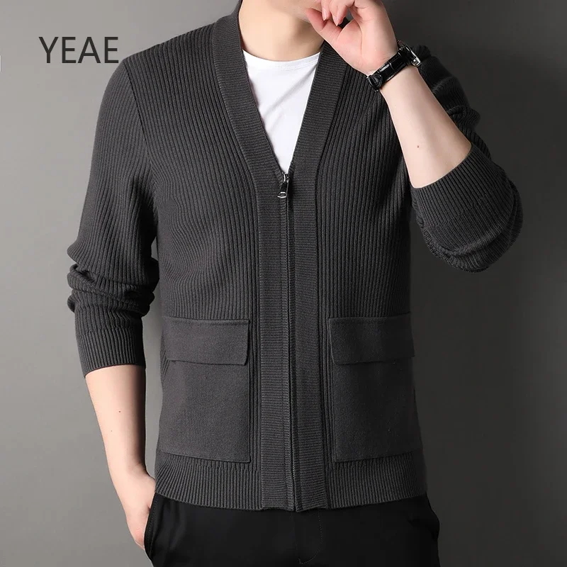 Billy 2025 Daily Casual Versatile V-neck Zipper Knitted Cardigan Trendy Pocket Spring Autumn Sweater Jacket Designer Clothing
Billy 2025 Daily Casual Versatile V-neck Zipper Knitted Cardigan Trendy Pocket Spring Autumn Sweater Jacket Designer Clothing