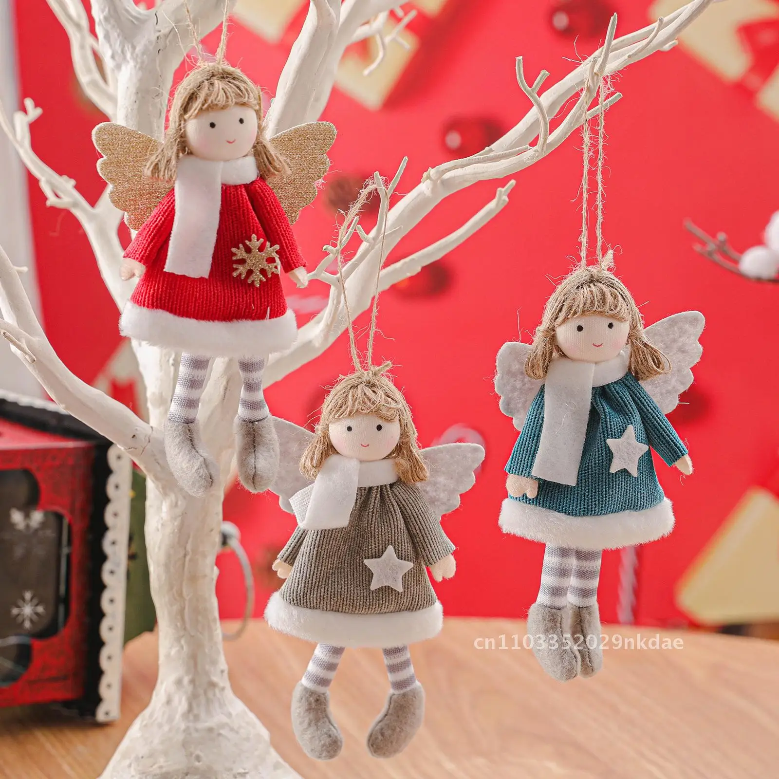 New Christmas Scarf Angel Long Legs Girl Shape Doll Pendant Christmas Tree Decoration Hanging
New Christmas Scarf Angel Long Legs Girl Shape Doll Pendant Christmas Tree Decoration Hanging