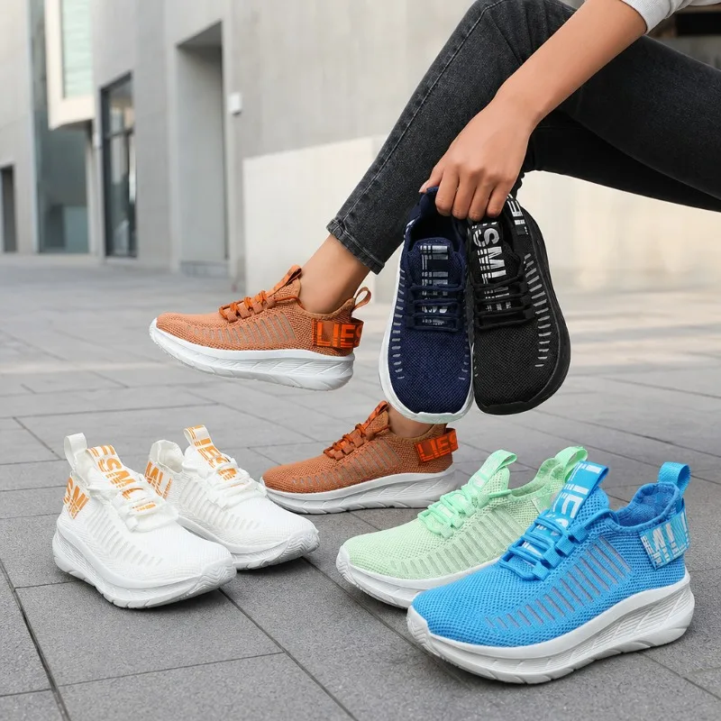 Women Fashion Running Shoe Breathable Lightweight Cushioned Sole Sports Gym Outdoor Training Sneakers Quick Dry Zapatos De Mujer
Women Fashion Running Shoe Breathable Lightweight Cushioned Sole Sports Gym Outdoor Training Sneakers Quick Dry Zapatos De Mujer