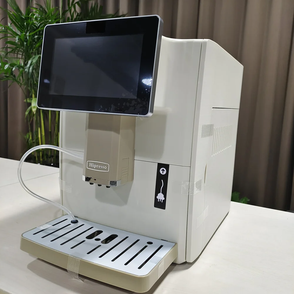 White New Design Stainless Steel Body Electric Fully Automatic Coffee Machine
White New Design Stainless Steel Body Electric Fully Automatic Coffee Machine