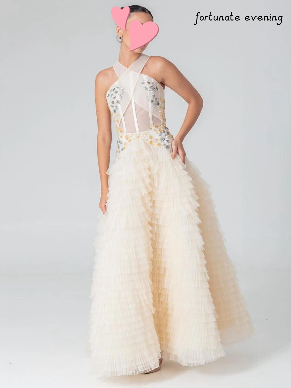 Fortunate Evening Elegant Vintage Sweet Sexy Beading Sequins Ruffle Customized Formal Occasion Prom Dress Evening Party Gowns
Fortunate Evening Elegant Vintage Sweet Sexy Beading Sequins Ruffle Customized Formal Occasion Prom Dress Evening Party Gowns