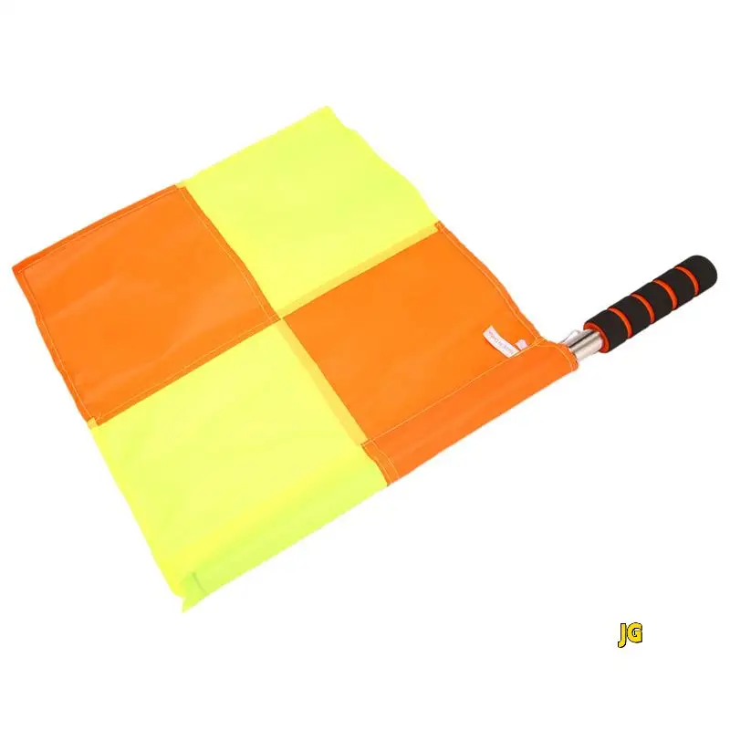 2X Soccer Referee Flags With Carrying Bag Football Judge Linesman Sideline Fair Play Sports Match Flags Equipment
2X Soccer Referee Flags With Carrying Bag Football Judge Linesman Sideline Fair Play Sports Match Flags Equipment