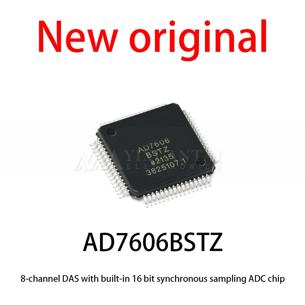 2pcs New original AD7606BSTZ AD7606 LQFP-64 8-channel DAS with built-in 16 bit synchronous sampling ADC chip
2pcs New original AD7606BSTZ AD7606 LQFP-64 8-channel DAS with built-in 16 bit synchronous sampling ADC chip