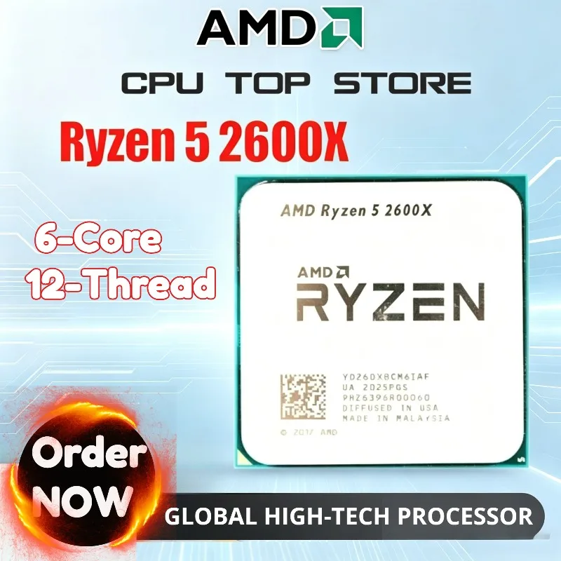 100% Brand New AMD Ryzen 5 R5 2600X 3.6GHz 6-Core 12-Thread 95W CPU Processor LGA AM4
100% Brand New AMD Ryzen 5 R5 2600X 3.6GHz 6-Core 12-Thread 95W CPU Processor LGA AM4
