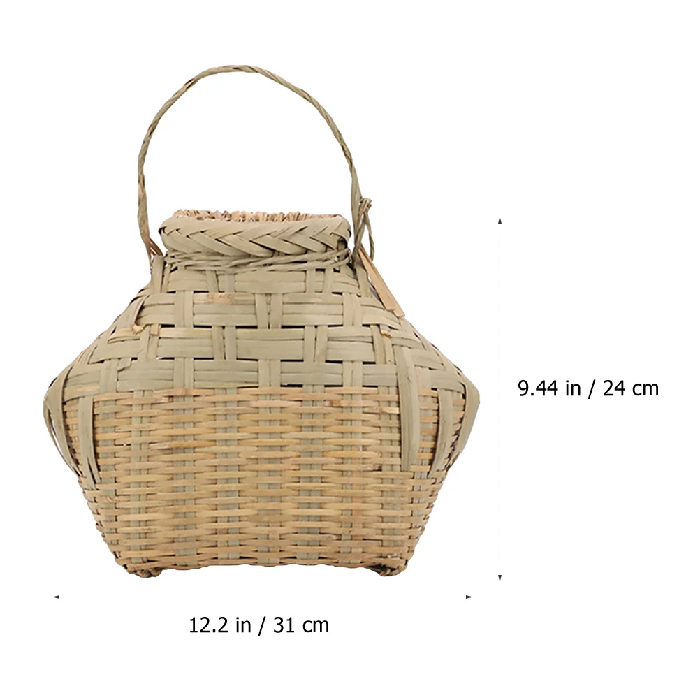 Large Capacity Bamboo Fish Basket Portable Outdoor Woven Basket Wear-Resistant Sturdy Fishing Container Reusable Fishing Holder
Large Capacity Bamboo Fish Basket Portable Outdoor Woven Basket Wear-Resistant Sturdy Fishing Container Reusable Fishing Holder