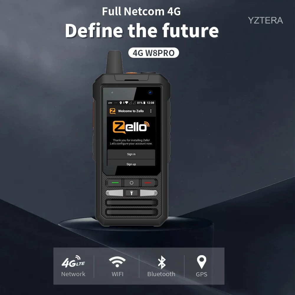 ANYSECU W8pro Rugged Android 10 Walkie Talkie, IP54 Waterproof/Dustproof, Shockproof, 5300mAh, GPS, Micro SIM
ANYSECU W8pro Rugged Android 10 Walkie Talkie, IP54 Waterproof/Dustproof, Shockproof, 5300mAh, GPS, Micro SIM