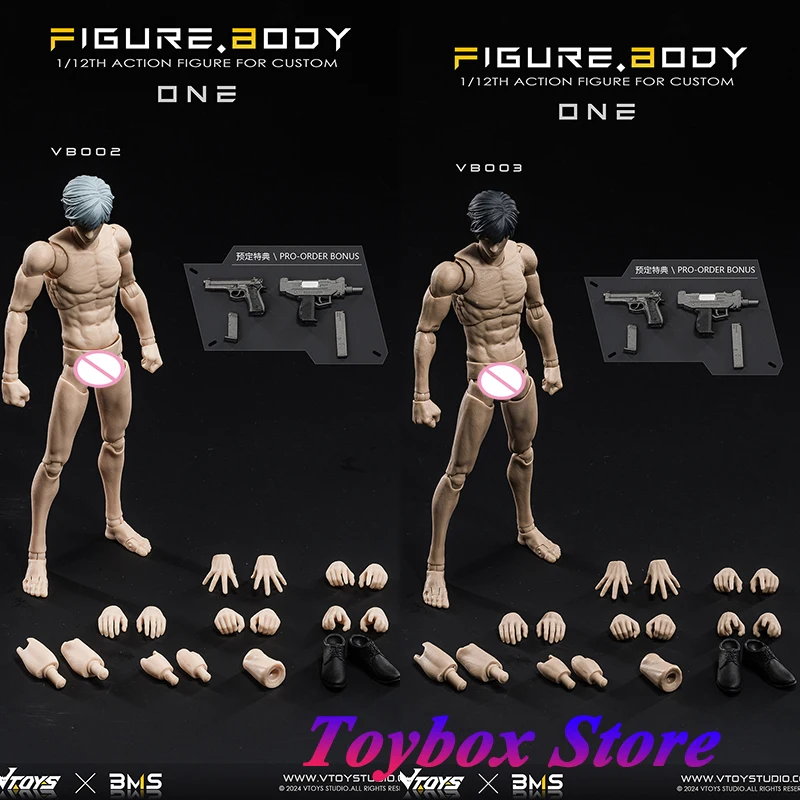 VTOYS X BMS New VB002 White VB003 Yellow 1/12 One Anime Boy Slim Super Flexible Movable Body Model For 6" Male Action Figure
VTOYS X BMS New VB002 White VB003 Yellow 1/12 One Anime Boy Slim Super Flexible Movable Body Model For 6" Male Action Figure