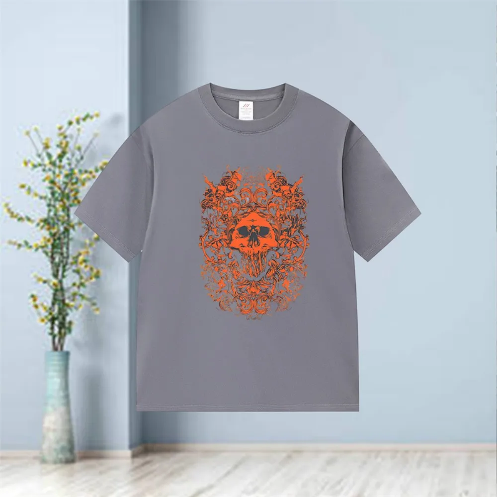 Men's and women's short sleeved printed retro T-shirt, pure cotton top T-shirt, fashionable Harajuku streetwear
Men's and women's short sleeved printed retro T-shirt, pure cotton top T-shirt, fashionable Harajuku streetwear