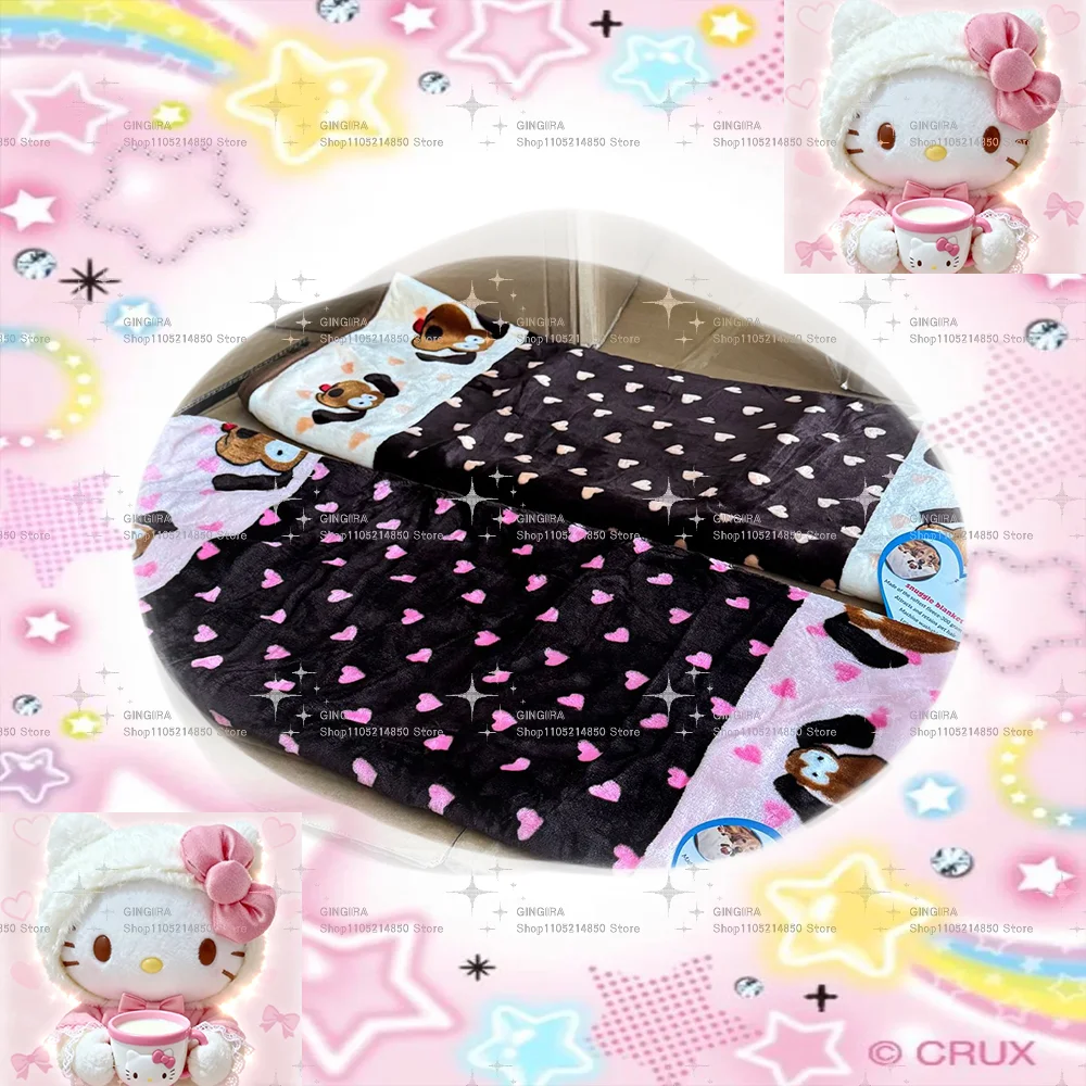 1 шт. Одеяло Sanrio для офиса, небольшое одеяло, с мультяшным рисунком, теплое плюшевое одеяло для общежития, всесезонное, для помещений с кондиционером.
1 шт. Одеяло Sanrio для офиса, небольшое одеяло, с мультяшным рисунком, теплое плюшевое одеяло для общежития, всесезонное, для помещений с кондиционером.