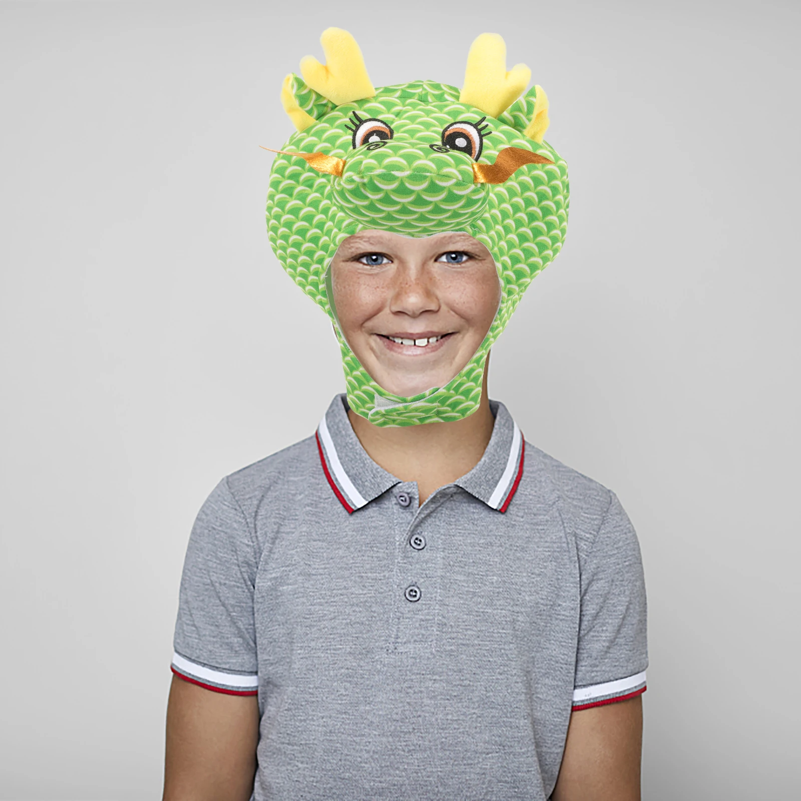 Dragon Shape Headwear Cartoon Dragon Hat Photo Props Party Costume Hats Funny Cosplay Polyester No Deformation Adult Children
Dragon Shape Headwear Cartoon Dragon Hat Photo Props Party Costume Hats Funny Cosplay Polyester No Deformation Adult Children