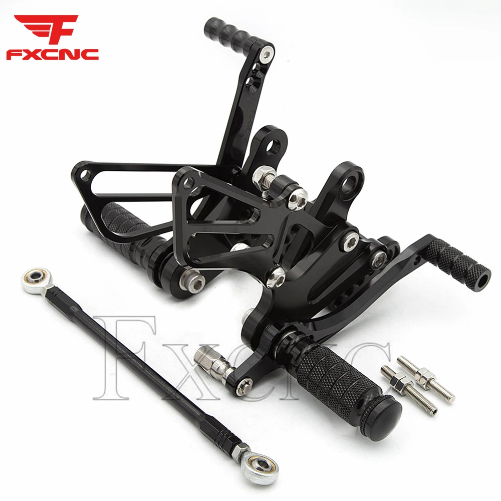 CNC Aluminum Alloy Motorcycle Footrest For KAWASAKI Ninja ZX6R ZX636 ZX 6R 636 2009-2018 Footpeg Pedal Foot peg Rearset Rear Set
CNC Aluminum Alloy Motorcycle Footrest For KAWASAKI Ninja ZX6R ZX636 ZX 6R 636 2009-2018 Footpeg Pedal Foot peg Rearset Rear Set