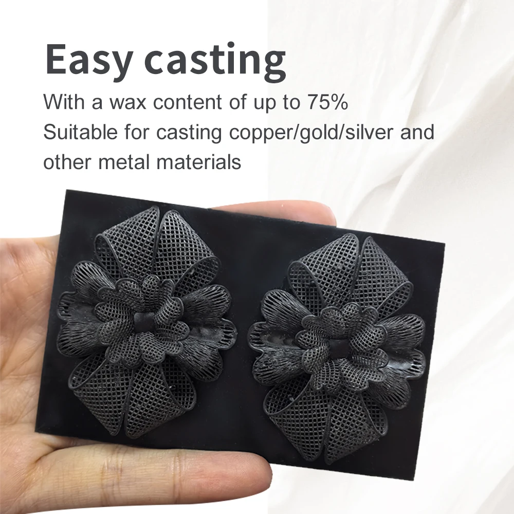 ANTINSKY Castable Jewellery Smart 3D Printer Resin 405nm 1KG for Phrozen/Elegoo DLP LCD Printer Wax 75% Low expansion3D Resins
ANTINSKY Castable Jewellery Smart 3D Printer Resin 405nm 1KG for Phrozen/Elegoo DLP LCD Printer Wax 75% Low expansion3D Resins