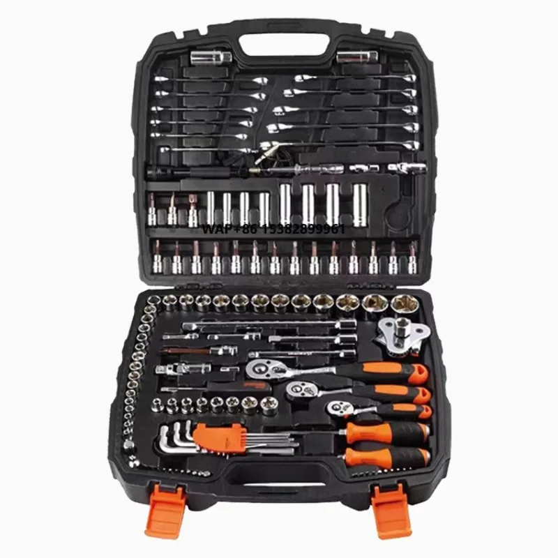 Professional 124-Piece Durable Automotive Repair Tool Set Multi-Functional Workshop Tool Kit
Professional 124-Piece Durable Automotive Repair Tool Set Multi-Functional Workshop Tool Kit