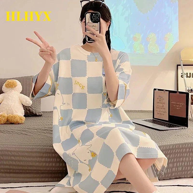 HLHYX Women's Loose Cotton Summer Thin Short Sleeve Breathable Comfortable Home Wear Outdoor Wearable Cute Student Summer P...
HLHYX Women's Loose Cotton Summer Thin Short Sleeve Breathable Comfortable Home Wear Outdoor Wearable Cute Student Summer P...