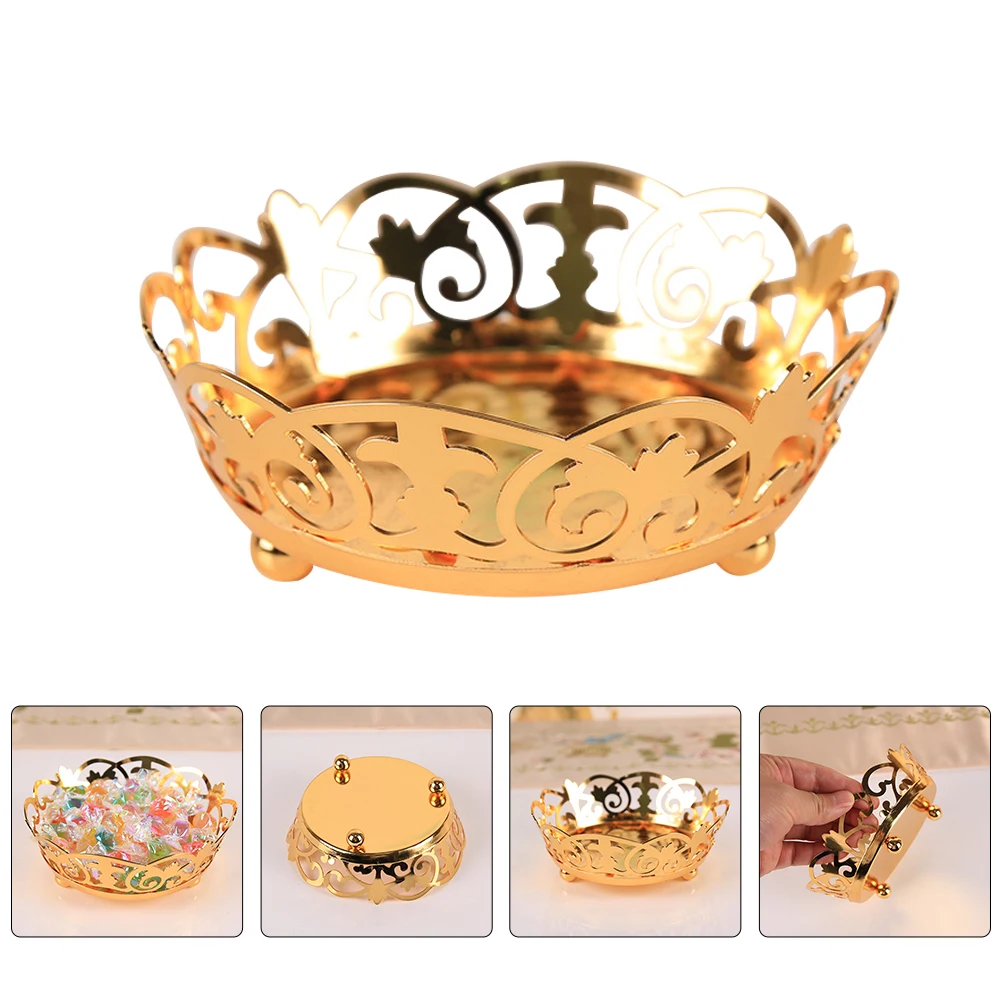 Sturdy Iron Snacks Serving Tray Decorative Dessert Storage Dried Fruits Plate Candy Container Home Hotel Use Fruits Serving
Sturdy Iron Snacks Serving Tray Decorative Dessert Storage Dried Fruits Plate Candy Container Home Hotel Use Fruits Serving