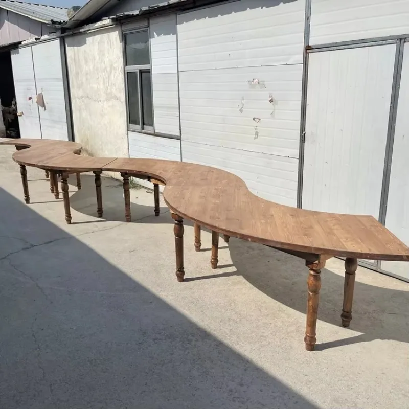 Wedding Events Party Rental Hotel Catering Banquet Serpenting Farmhouse Table
Wedding Events Party Rental Hotel Catering Banquet Serpenting Farmhouse Table