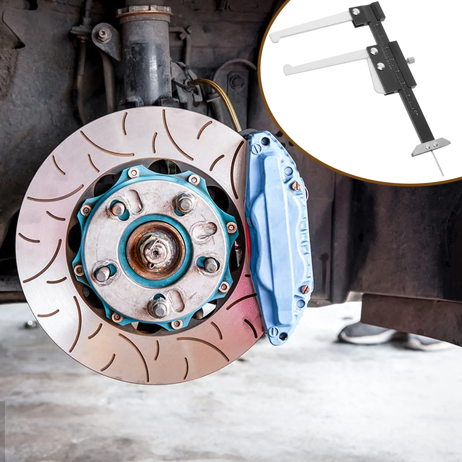 Brake Disc Thickness Gauge Professional Car Brake Pad Measurement Tool Heavy Duty Easy Use Sleek Design Universal Fit Tool
Brake Disc Thickness Gauge Professional Car Brake Pad Measurement Tool Heavy Duty Easy Use Sleek Design Universal Fit Tool
