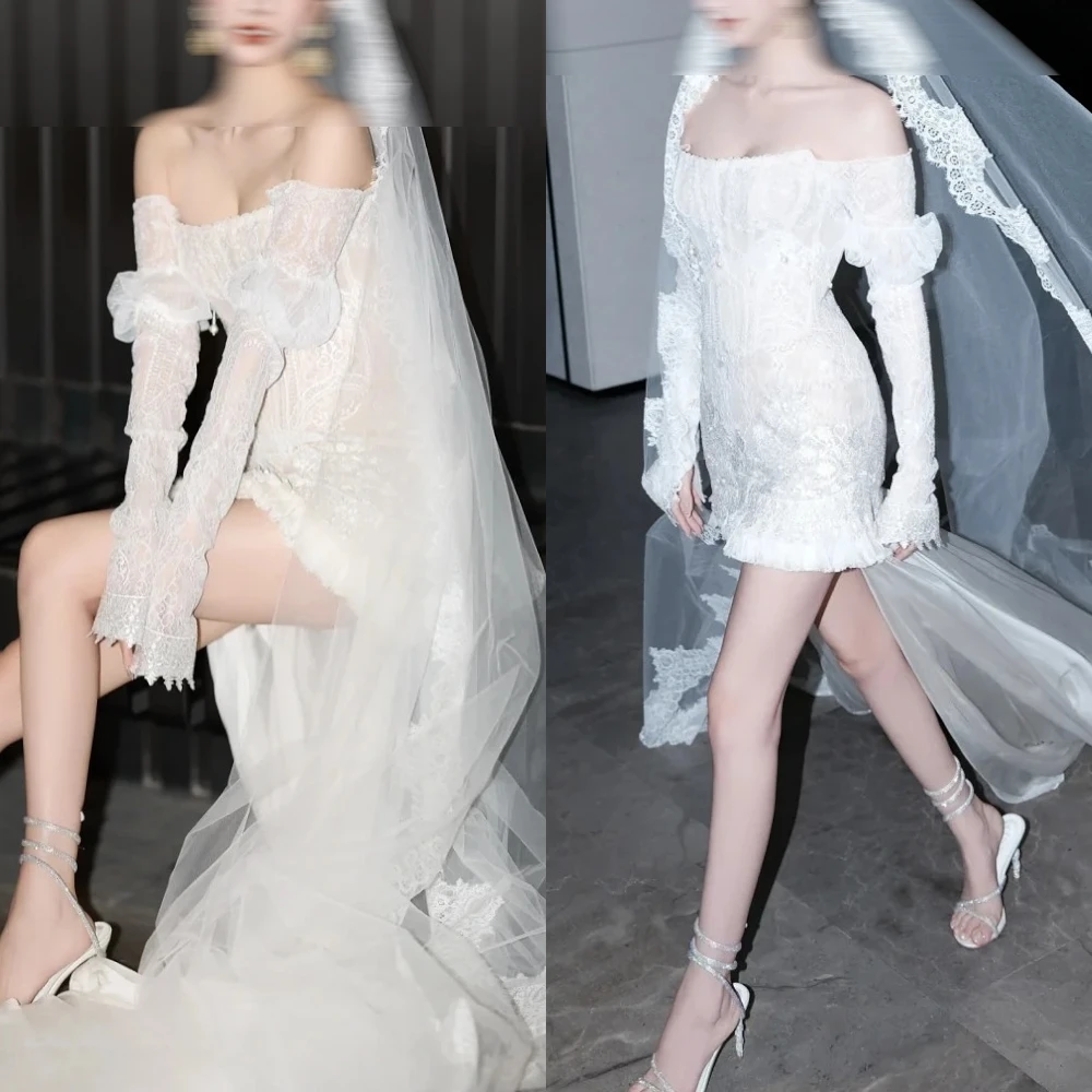 Customized Luxury Lace Exquisite Wedding Dress Sexy Strapless Romantic Bridal Party Luxury Appliques Temperament Bridal Gowns
Customized Luxury Lace Exquisite Wedding Dress Sexy Strapless Romantic Bridal Party Luxury Appliques Temperament Bridal Gowns