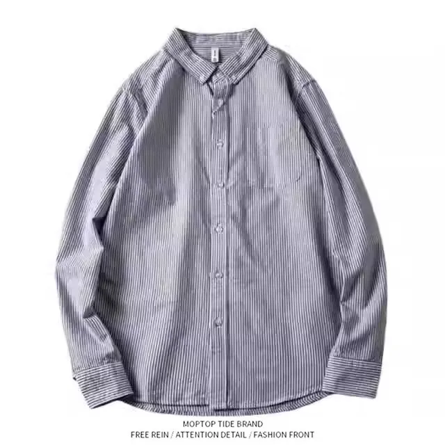 Mr. WH Spring Autumn Fashionable Men's Long Sleeve Striped Shirt Versatile Simple Style Casual Loose Fit Polyester Fiber
Mr. WH Spring Autumn Fashionable Men's Long Sleeve Striped Shirt Versatile Simple Style Casual Loose Fit Polyester Fiber