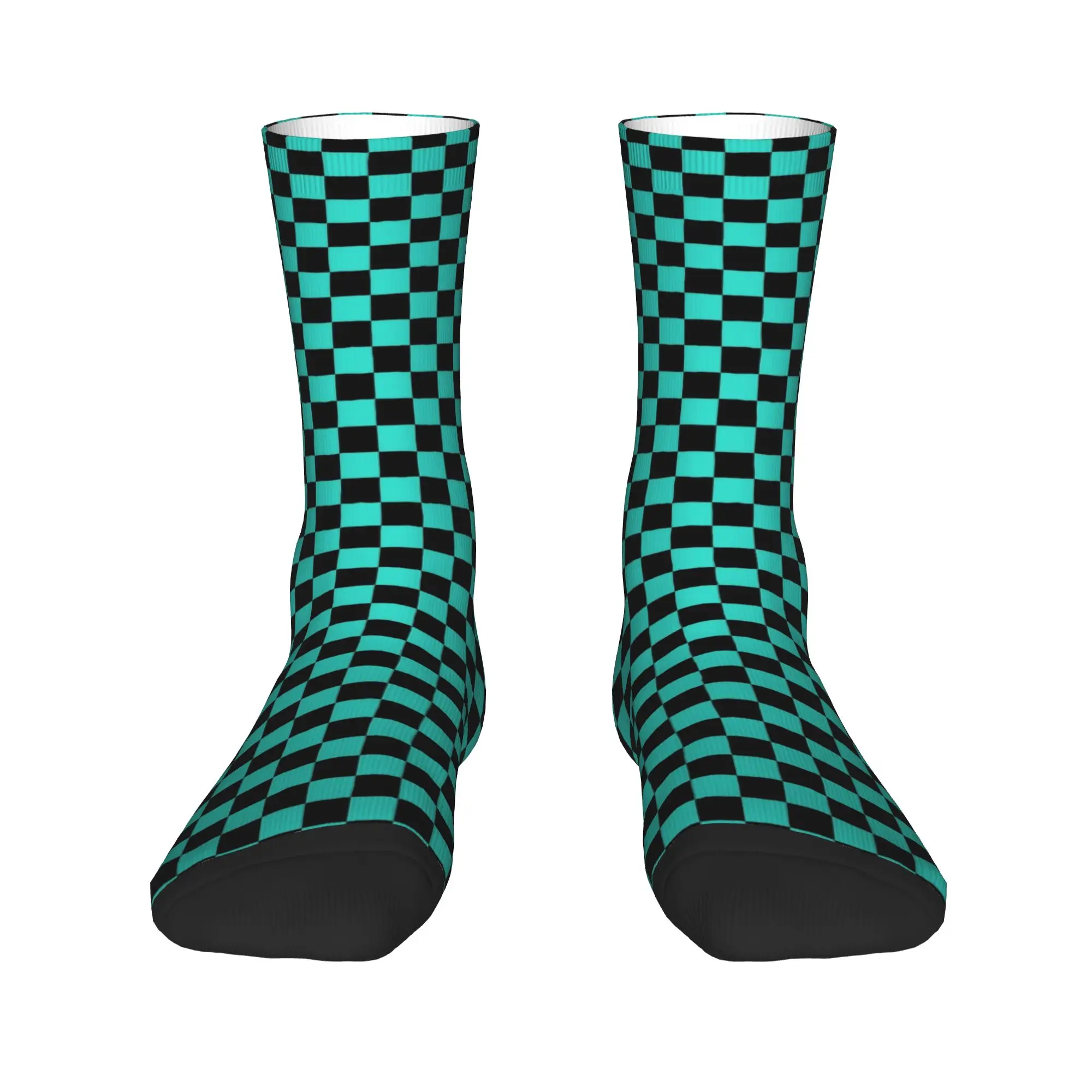 Kawaii Black and Turquoise Checkerboard Plaid Socks Men Women Warm 3D Printed Football Sports Socks
Kawaii Black and Turquoise Checkerboard Plaid Socks Men Women Warm 3D Printed Football Sports Socks