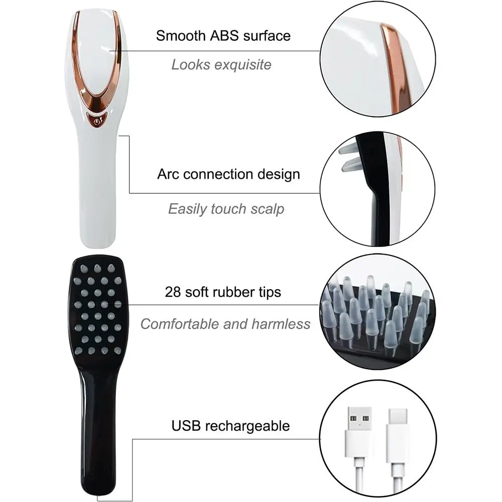 New with Soft Rubber Scalp Massager Portable Relaxation Electric Scalp Massage Brush Multi-functional Hair Massage Brush 
New with Soft Rubber Scalp Massager Portable Relaxation Electric Scalp Massage Brush Multi-functional Hair Massage Brush