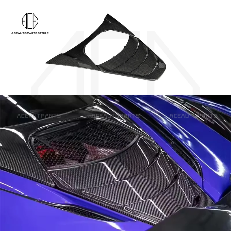 Dry Carbon Fiber Car Rear Trunk Engine Cabin Hood Vent Grille Cover For Mclaren 720S Rear Hood Cover 2017+
Dry Carbon Fiber Car Rear Trunk Engine Cabin Hood Vent Grille Cover For Mclaren 720S Rear Hood Cover 2017+