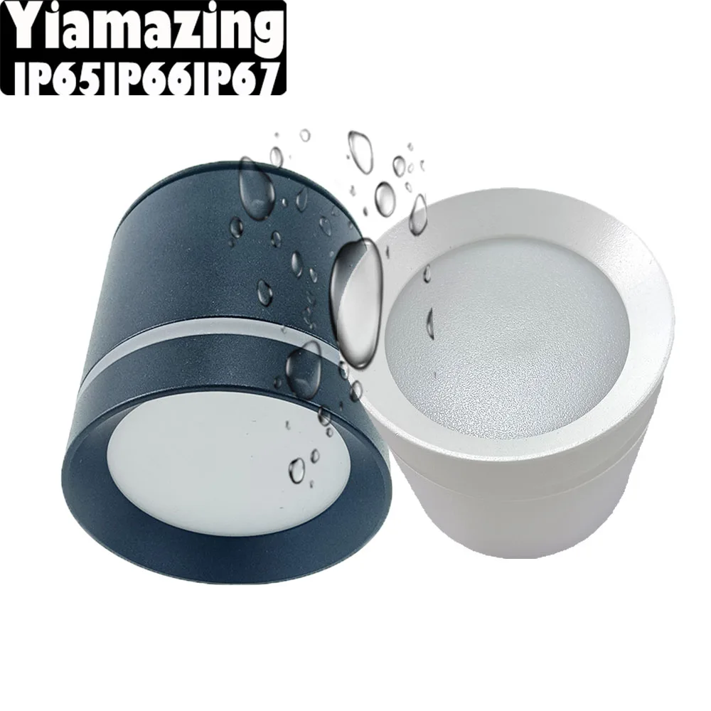 Macaron 220v IP65 IP66 IP67 Outdoor Waterproof LED Downlight Surface Mounted 7W 9W 12W 15W 18W Porch Balcony Eaves Wall Lamp
Macaron 220v IP65 IP66 IP67 Outdoor Waterproof LED Downlight Surface Mounted 7W 9W 12W 15W 18W Porch Balcony Eaves Wall Lamp