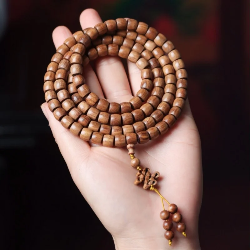 Australian Sandalwood Multi-loop Bracelet Necklace 108 7x8 Straight Cut Prayer Beads Wholesale
Australian Sandalwood Multi-loop Bracelet Necklace 108 7x8 Straight Cut Prayer Beads Wholesale