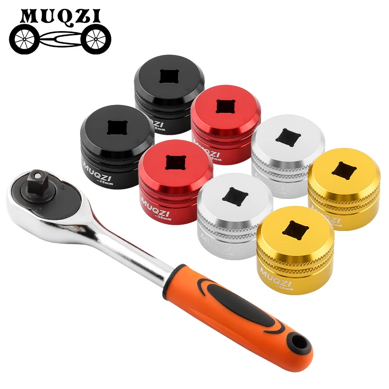 MUQZI Fork Top Cap Socket Kit 24 26 28 32mm Fork Top Cap Wrench For Fork Suspension
MUQZI Fork Top Cap Socket Kit 24 26 28 32mm Fork Top Cap Wrench For Fork Suspension