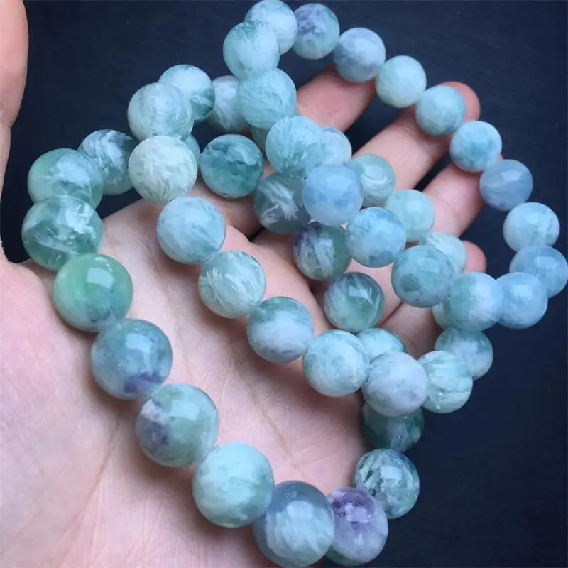 12MM Natural Feather Quartz Bracelet Handmade Stretch Rope Bracelet Luxury Jewelry Energy Healing Gift
12MM Natural Feather Quartz Bracelet Handmade Stretch Rope Bracelet Luxury Jewelry Energy Healing Gift