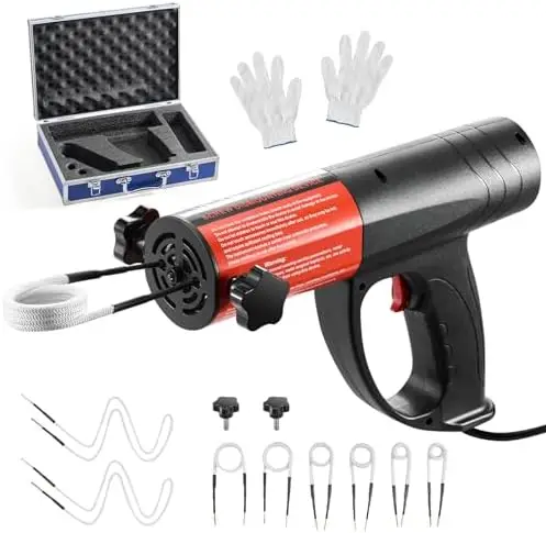 1500W Induction Heater Kit 110V - Handheld Nut Buster Tool for Rusty Bolts, 8 Coils Included
1500W Induction Heater Kit 110V - Handheld Nut Buster Tool for Rusty Bolts, 8 Coils Included