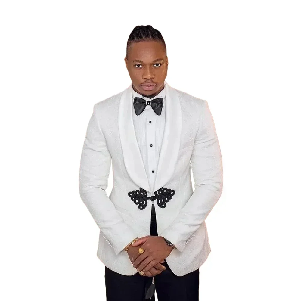 2 Pcs Floral Men Suits With Christmas Tree Button Slim Fit Wedding Tuxedo For Party Prom Fashion African Suit 2025
2 Pcs Floral Men Suits With Christmas Tree Button Slim Fit Wedding Tuxedo For Party Prom Fashion African Suit 2025