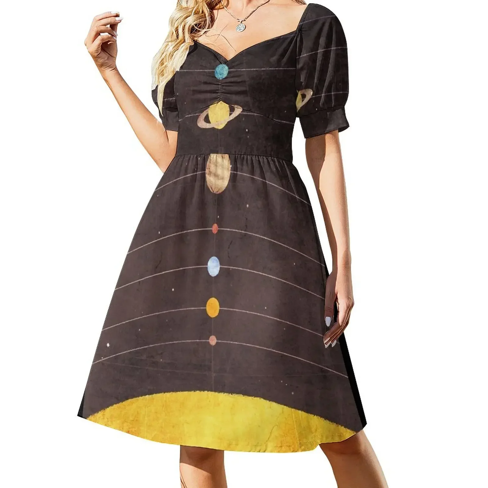 Solar System Short-Sleeved Dress summer dresses womens 2025 summer women's suit Elegant gowns Clothing female Dress
Solar System Short-Sleeved Dress summer dresses womens 2025 summer women's suit Elegant gowns Clothing female Dress